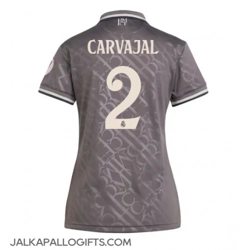 Real Madrid Daniel Carvajal #2 Kolmaspaita Naiset 2024-25 Lyhythihainen